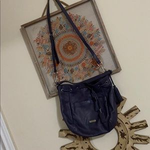 Purple Coach Drawstring Purse